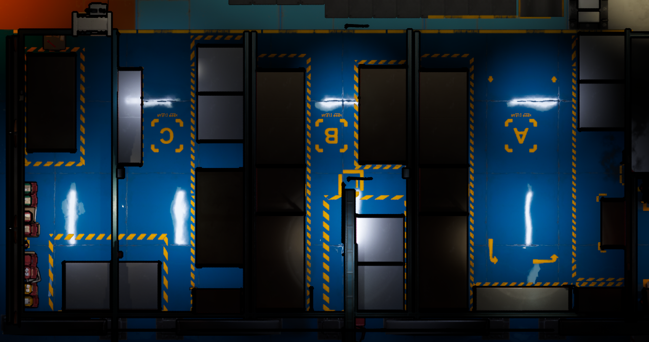 배치 구역 탑뷰