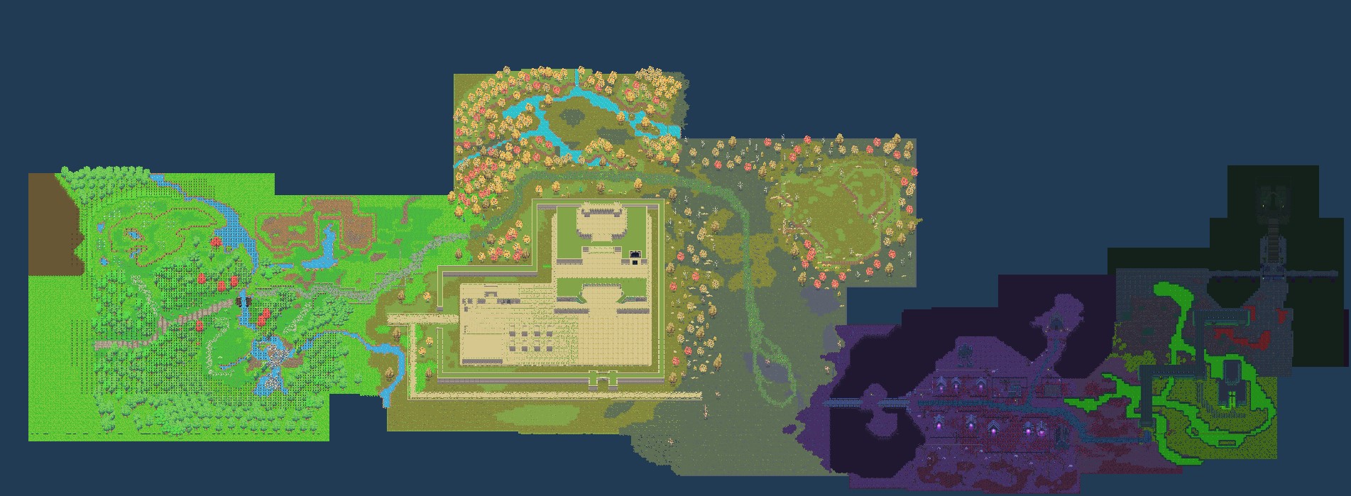 미지 구역 지도